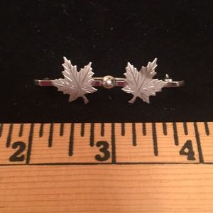 Sterling Silver Maple Leaf Brooch